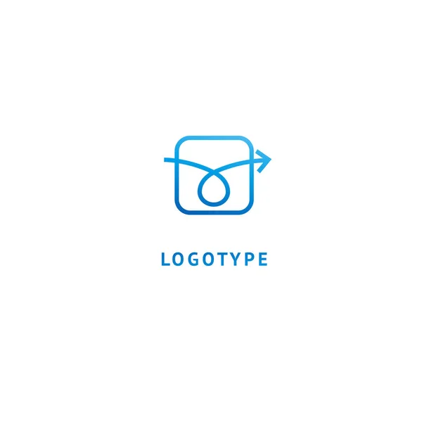 ベクトルのロゴは 編集可能なデザイン シンプルな記号を抽象化します 株式のベクトルのロゴ 幾何学的でシンプルなロゴのイラスト デザイン — ストックベクタ