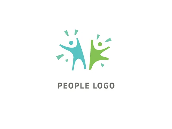 Diseño Abstracto Del Vector Del Icono Del Logotipo Comunidad Agencia — Vector de stock