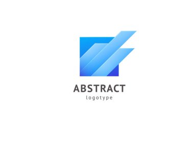 Soyut vetor logo vektör tasarımı. İş, internet iletişim şirketi, dijital ajans, pazarlama için imzalayın. Modern dekoratif geometrik simge.