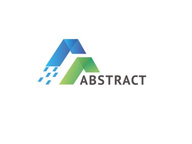 Logo tasarım soyut dijital teknoloji vektör şablonu. Logotürü iş web pazarlama İllüstrasyon tasarımı. Vektör mobil uygulama web simgesi.