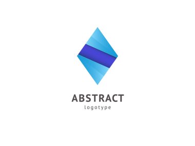 Soyut vetor logo vektör tasarımı. İş, internet iletişim şirketi, dijital ajans, pazarlama için imzalayın. Modern dekoratif geometrik simge.