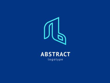 Vektör illüstrasyonu, Grafik Tasarım Not web logosu. Soyut müzik logosu vektör tasarımı. Ses kayıt stüdyosu, gece partisi. Müzik okulu, disko, vokal kursu, besteci, şarkıcı vektör logosu.