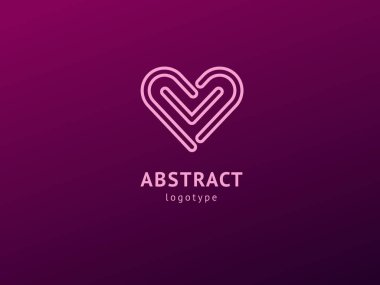 Soyut vetor logo vektör tasarımı. İş için imzalayın, Logo tasarım bakım vektör şablonu. Modern dekoratif geometrik simge.