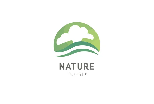 Diseño abstracto del vector icono de logotipo de la naturaleza. Alimentación ecológica saludable, ecología, spa, negocios, dieta, yoga, logotipo del vector del día del medio ambiente. Diseño editable. Fitness icono web . — Vector de stock