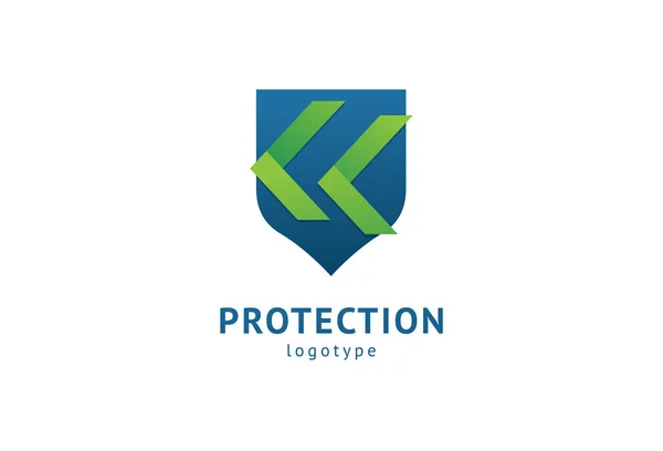 Значок щита. Векторні ілюстрації плоского стилю Абстрактний шаблон логотипу агентства безпеки бізнесу. Концепція логотипу антивірус, захист, страхування, приватність, охорона . — стоковий вектор