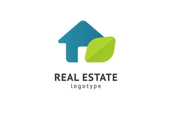 Abstract real estate agent logo icon vector design. Rent, sale of real estate vector logo, House cleaning, home security, real estate auction, grass cutting. Vector building logo concept. — Stock Vector