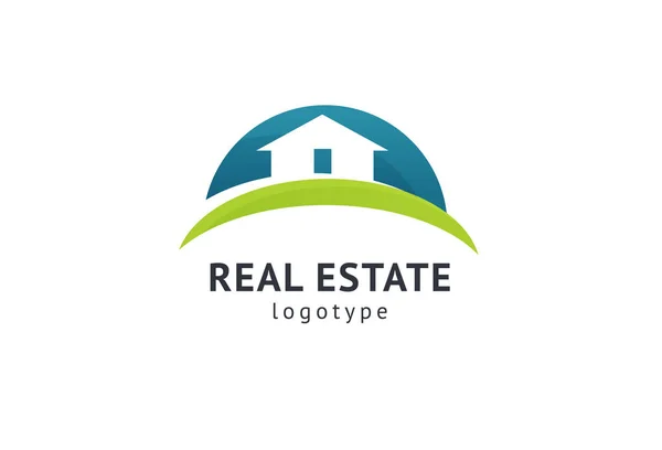 Abstract real estate agent logo icon vector design. Rent, sale of real estate vector logo, House cleaning, home security, real estate auction. Vector building logo concept. — Stock Vector