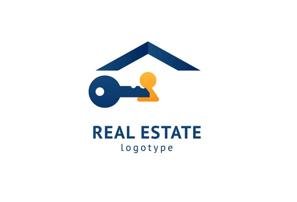 Abstract real estate agent logo icon vector design. Rent, sale of real estate vector logo, House cleaning, home security, real estate auction. Vector building logo concept. — Stock Vector