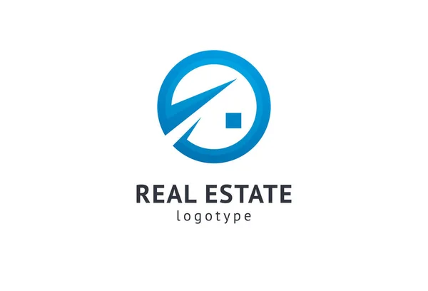 Abstract real estate agent logo icon vector design. Rent, sale of real estate vector logo, House cleaning, home security, real estate auction. Vector building logo concept. — Stock Vector