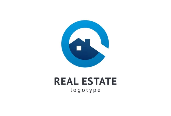 Abstract real estate agent logo icon vector design. Rent, sale of real estate vector logo, House cleaning, home security, real estate auction. Vector building logo concept. — Stock Vector