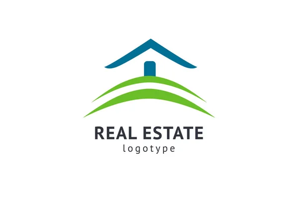 Abstract real estate agent logo icon vector design. Rent, sale of real estate vector logo, House cleaning, home security, real estate auction. Vector building logo concept. — Stock Vector