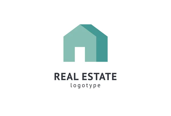 Abstract real estate agent logo icon vector design. Rent, sale of real estate vector logo, House cleaning, home security, real estate auction. Vector building logo concept. — Stock Vector