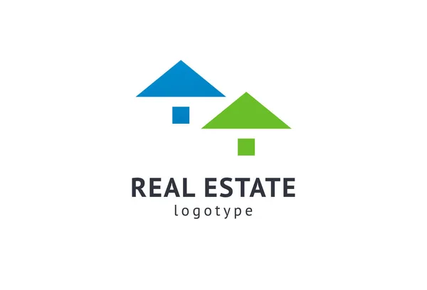 Abstract real estate agent logo icon vector design. Rent, sale of real estate vector logo, House cleaning, home security, real estate auction. Vector building logo concept. — Stock Vector