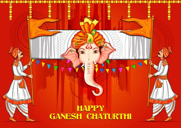 Hindistan Ganesh Chaturthi festivali için Hint Lordu Ganpati