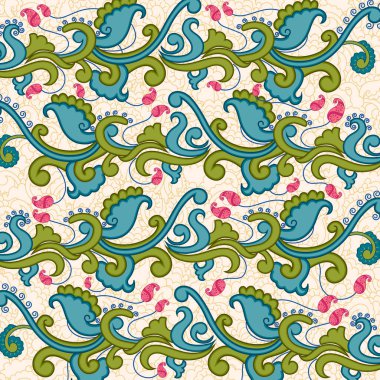 Sunum afiş şablonu için çiçek arkaplanı