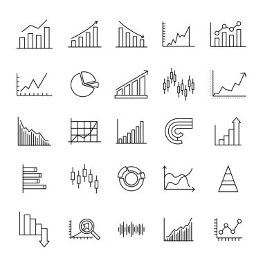 İş Analizleri Ana Hattı Simge illüstrasyonu