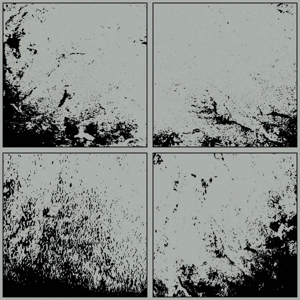 Verzameling Van Grunge Verdrietig Textuur Achtergrond Van Sjabloon — Stockvector