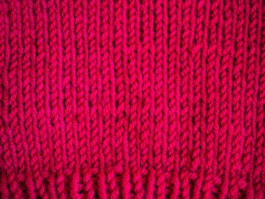 Örgü ahududu saf yün dokusu, örgü deseni, ev hobisi.