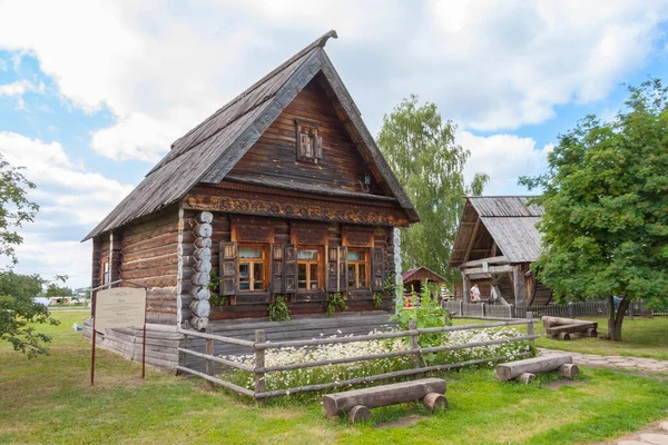 Susdal Russland Klassisches Holzhaus Museum Für Holzarchitektur Goldener Ring — Stockfoto