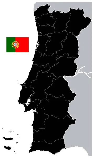 Alto mapa físico detalhado portugal com rotulagem. • adesivos para a parede  português, porto, cartografia