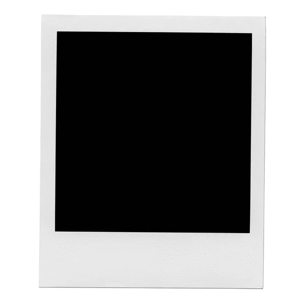 Retro Realistic Blank Instant Photo Shadow — Stock Photo, Image