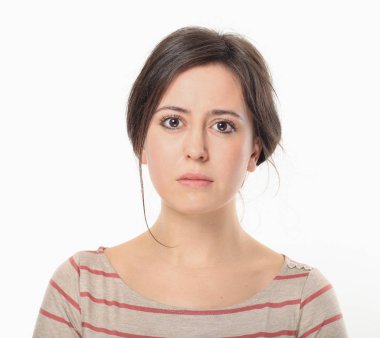 Genç güzel kadın kötü bir ruh var