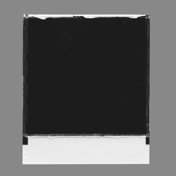 Retro Realistic Blank Instant Photo Shadow — Stock Photo, Image