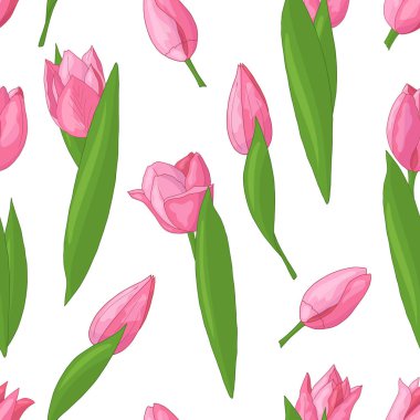 Lalelerle kusursuz desen