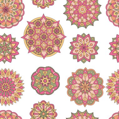 soyut sorunsuz mandala desen