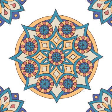 soyut sorunsuz mandala desen