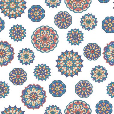 soyut sorunsuz mandala desen