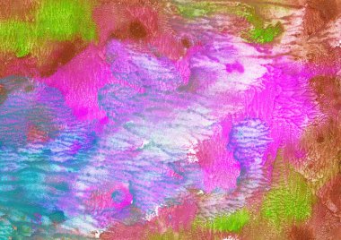 Soyut el yapımı desen, çok renkli arka plan, taklit yağlıboya