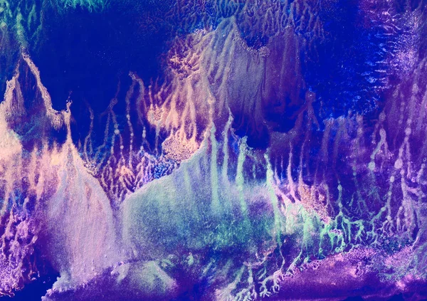 Soyut el yapımı desen, çok renkli arka plan, taklit yağlıboya