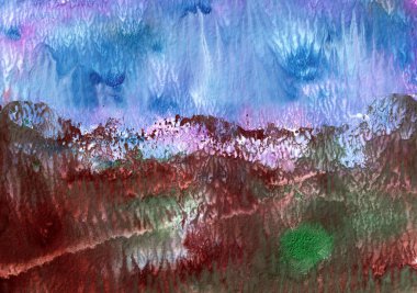 Soyut el yapımı desen, çok renkli arka plan, taklit yağlıboya