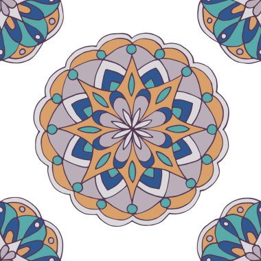 soyut sorunsuz mandala desen