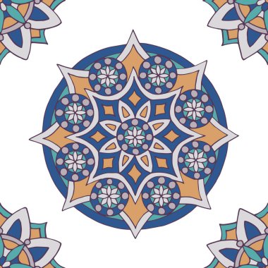 soyut sorunsuz mandala desen