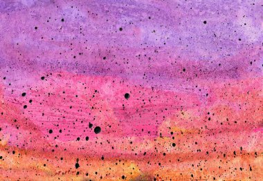 Soyut arkaplan, renkli doku, guaj, suluboya, yağlı boya, fantastik manzara