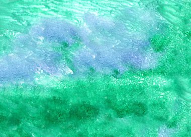 Yaratıcı çalışmaların tasarımı için soyut yeşil suluboya dokusu