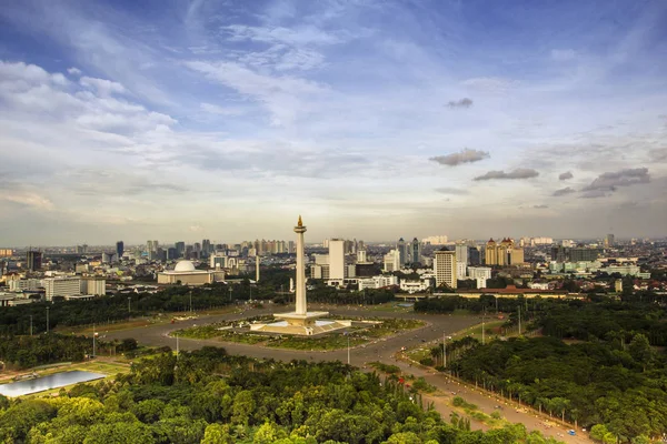 Jakarta Resmi Olarak Endonezya Nın Başkenti Olan Jakarta Nın Başkentidir — Stok fotoğraf