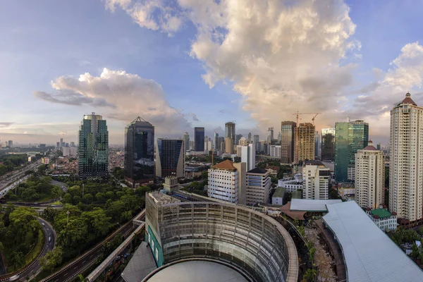 Jakarta Ufficialmente Capitale Speciale Jakarta Capitale Dell Indonesia Jakarta Centro — Foto Stock