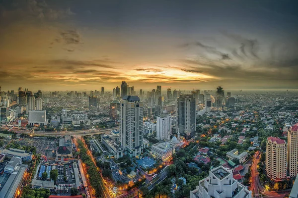 Jacarta Uma Cidade Indonésia Capital Província Jacarta Jacarta Centro Economia — Fotografia de Stock