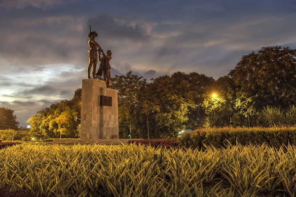 Jakarta Oficiálně Zvláštní Region Hlavního Města Jakarta Hlavním Městem Indonésie — Stock fotografie