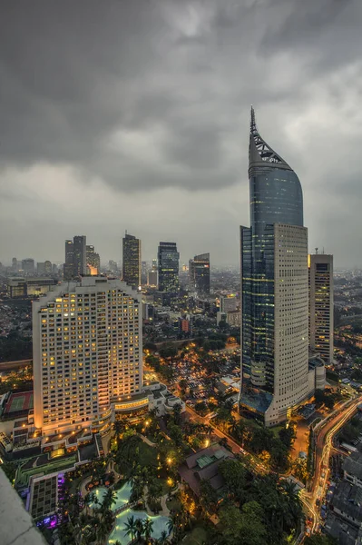 Jakarta Ufficialmente Capitale Speciale Jakarta Capitale Dell Indonesia Jakarta Centro — Foto Stock