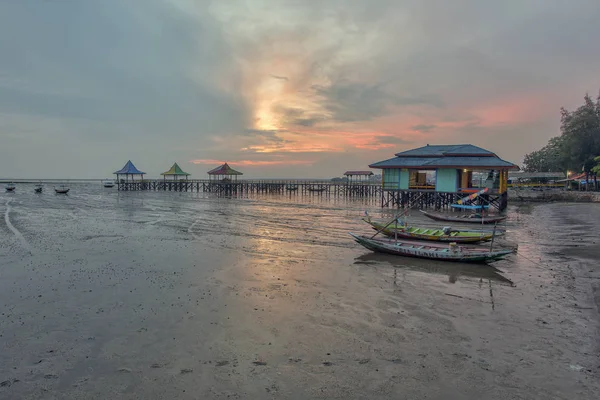 Kenjeran Beach Located Kenjeran District East Top Surabaya Which Surabaya — Stock Photo, Image