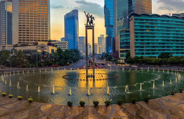 Jakarta Resmi Olarak Endonezya Nın Başkenti Olan Jakarta Nın Başkentidir — Stok fotoğraf