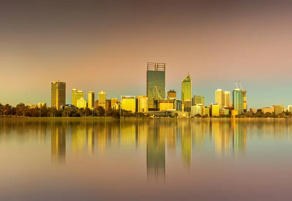 Perth Jest Stolicą Największym Miastem Australijskiego Stanu Australia Zachodnia Jest — Zdjęcie stockowe