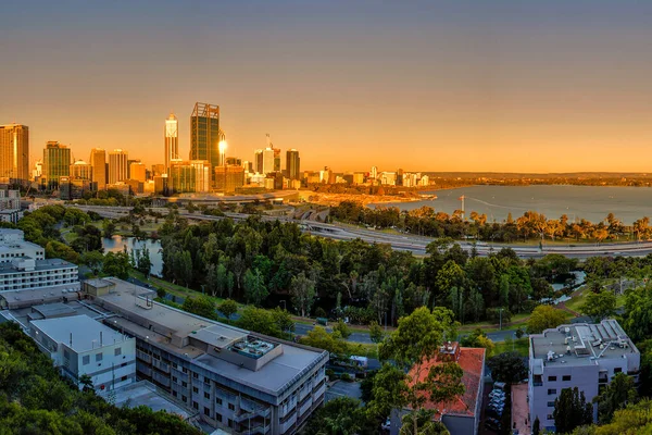 Perth Huvudstad Och Största Stad Den Australiska Delstaten Western Australia — Stockfoto