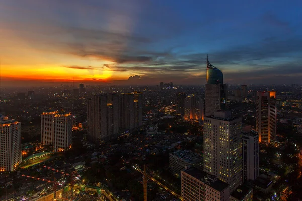 Джакарта Англ Jakarta Столиця Індонезії Особлива Столиця Джакарти Джакарта Центром — стокове фото