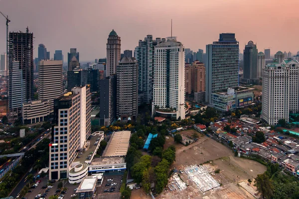 Jakarta Ufficialmente Capitale Speciale Jakarta Capitale Dell Indonesia Jakarta Centro — Foto Stock