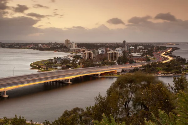 Perth Jest Stolicą Największym Miastem Australijskiego Stanu Australia Zachodnia Jest — Zdjęcie stockowe